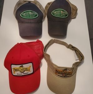 Sweetwater Brewing Company 4 pack hats/visor